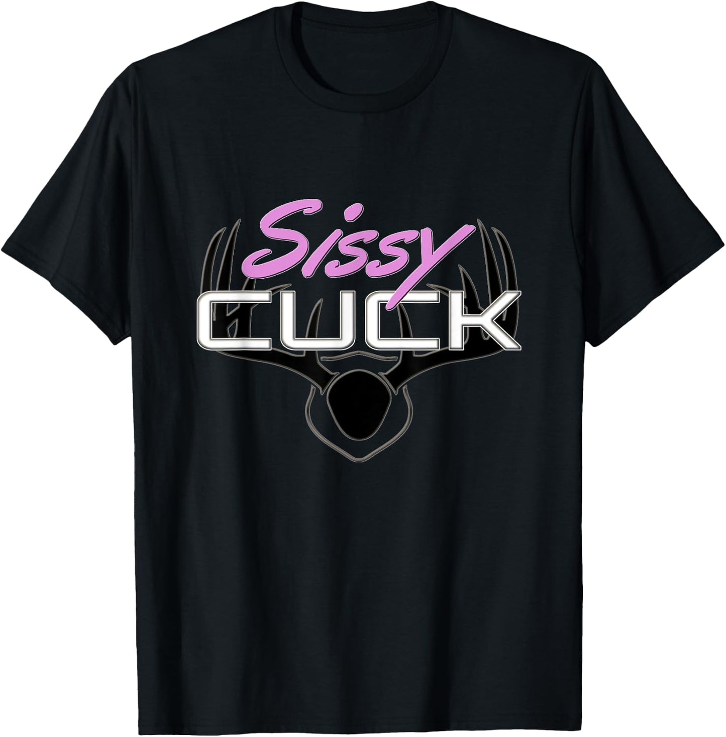 Femdom Sissy Cuck Fetish, BDSM Cuckold Husband Kink Gift T-Shirt - T-Shirt | Black