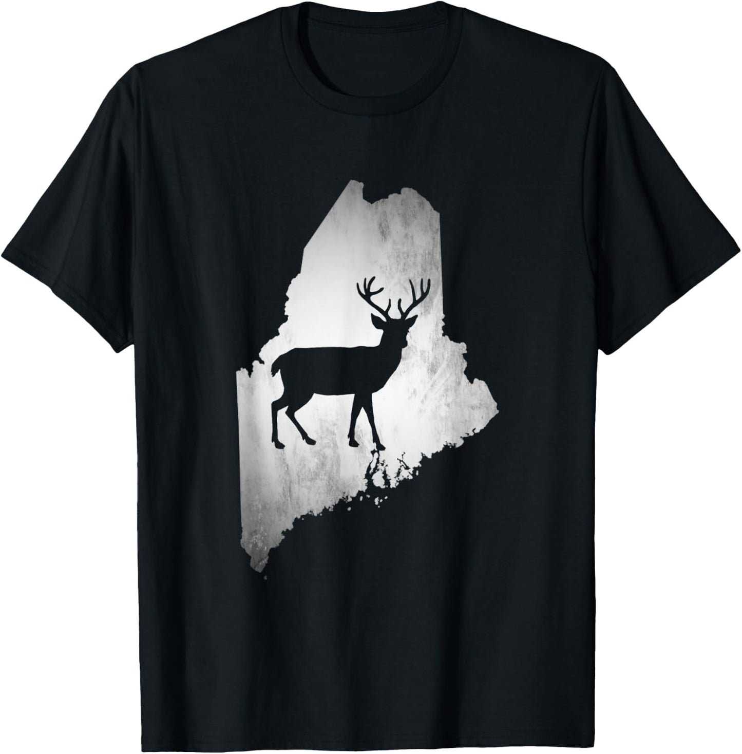 Maine Deer Hunting T-Shirt - T-Shirt | Black