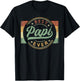Best Papi Ever Emblem Father's Day Papi Gifts Grandpa T-Shirt - T-Shirt | Black