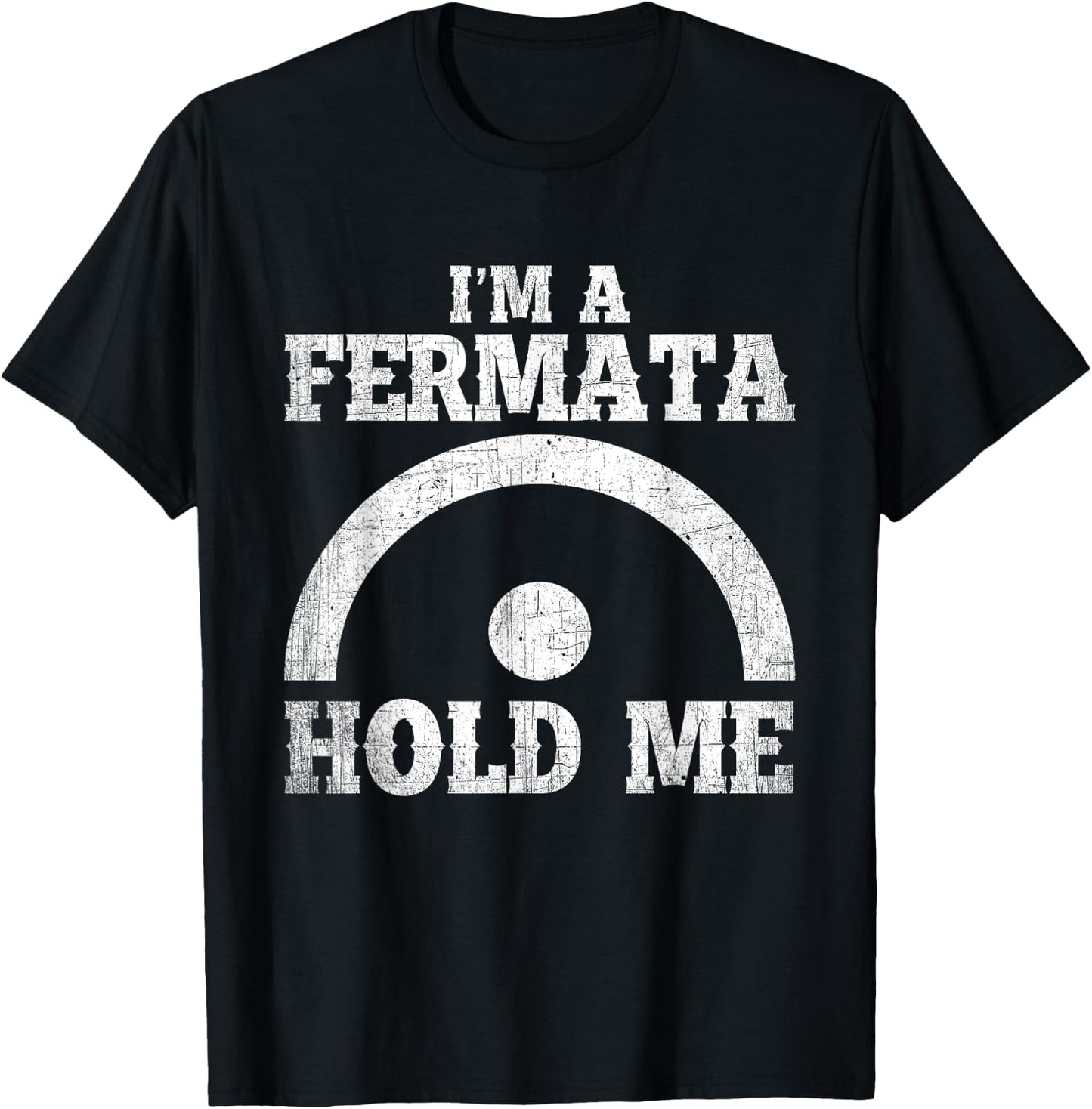 Marching Band Fermata Funny Musician Band Player T-Shirt - T-Shirt | Black