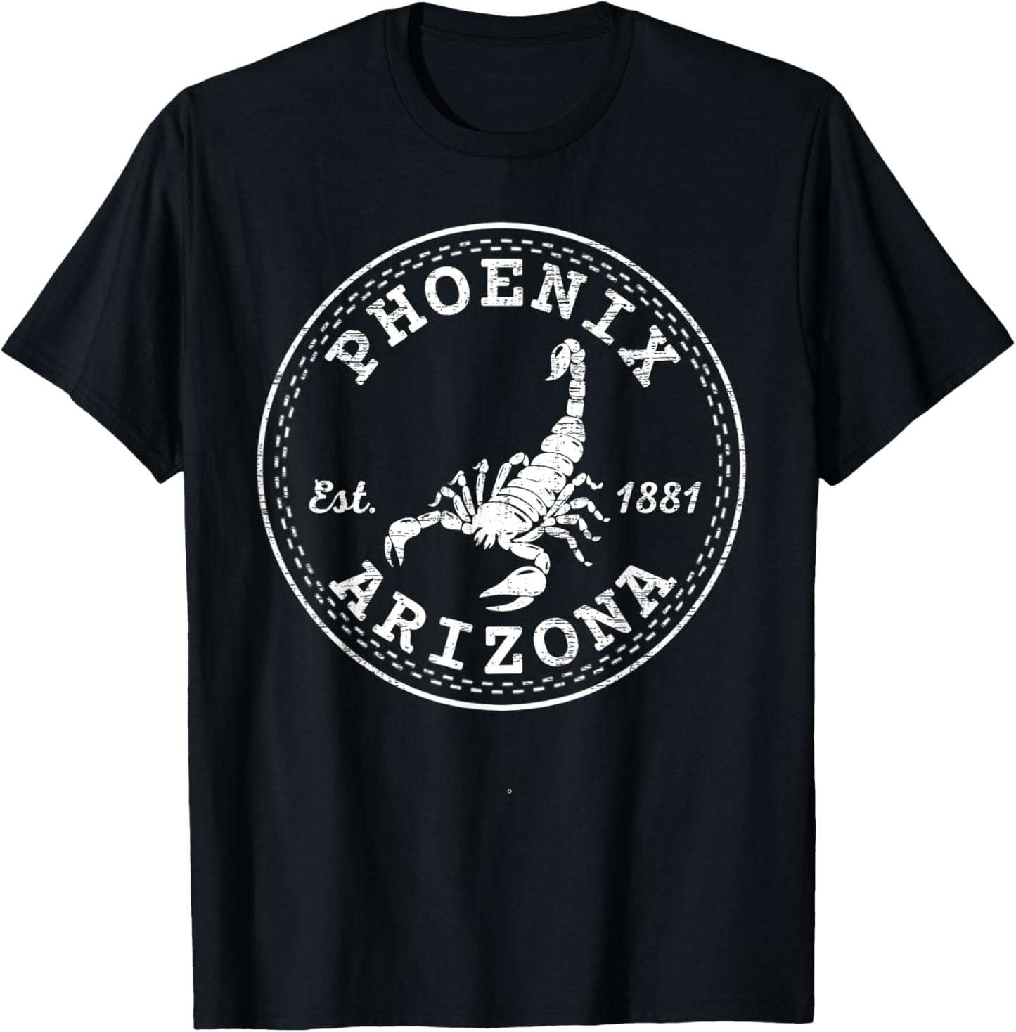 Phoenix Arizona Vintage AZ T-Shirt - T-Shirt | Black
