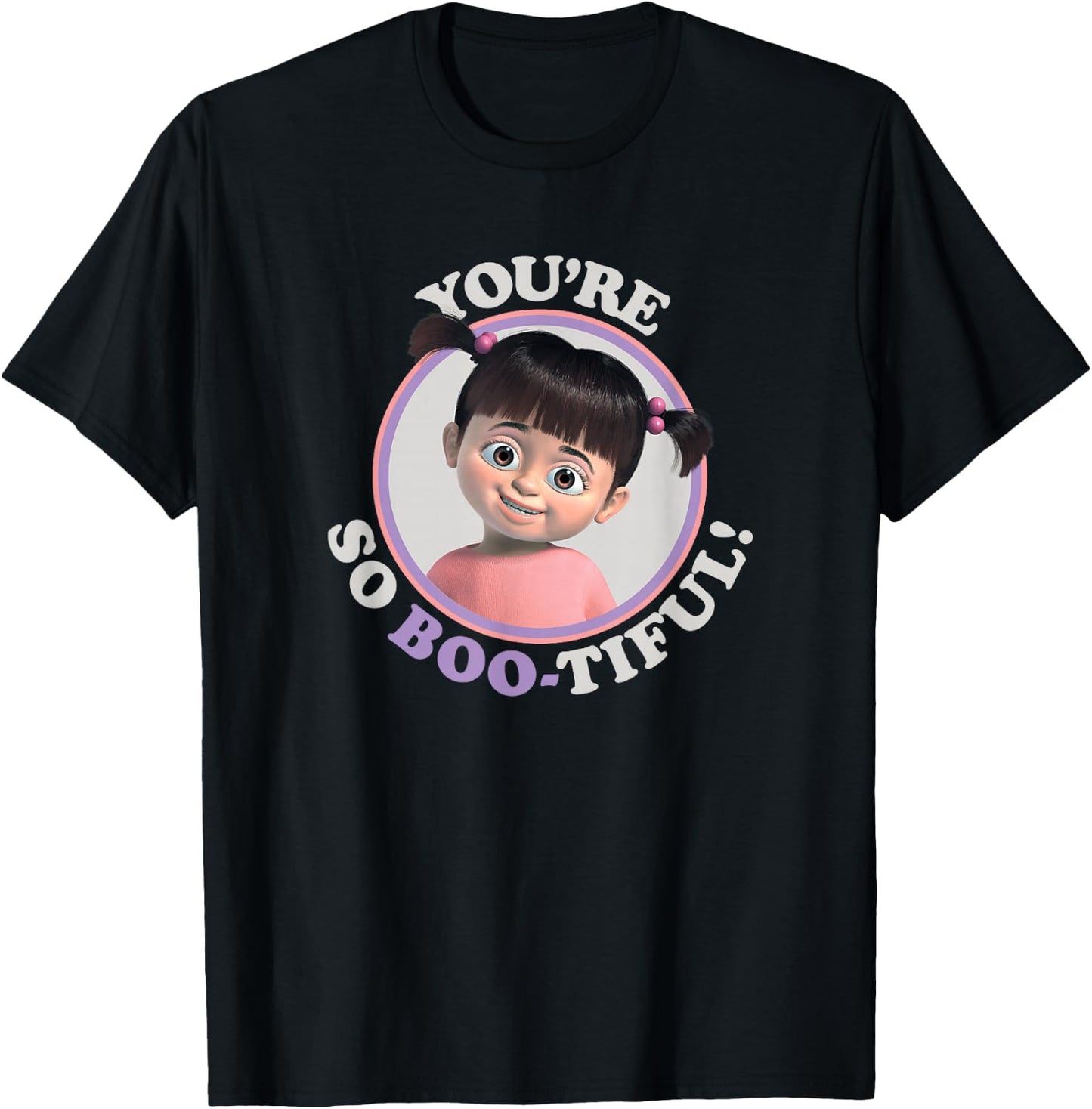 Disney and Pixar's Monsters, Inc. Boo You're So Boo-Tiful! T-Shirt - T-Shirt | Black