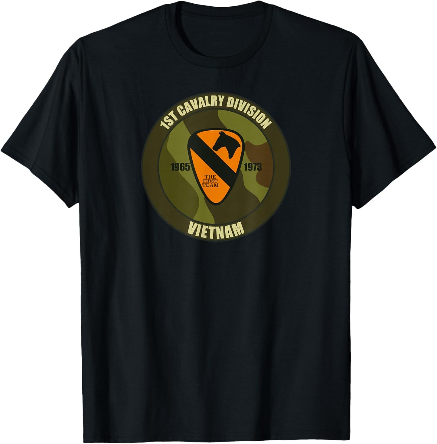 1st Cavalry Division Vietnam T-Shirt - T-Shirt | Black