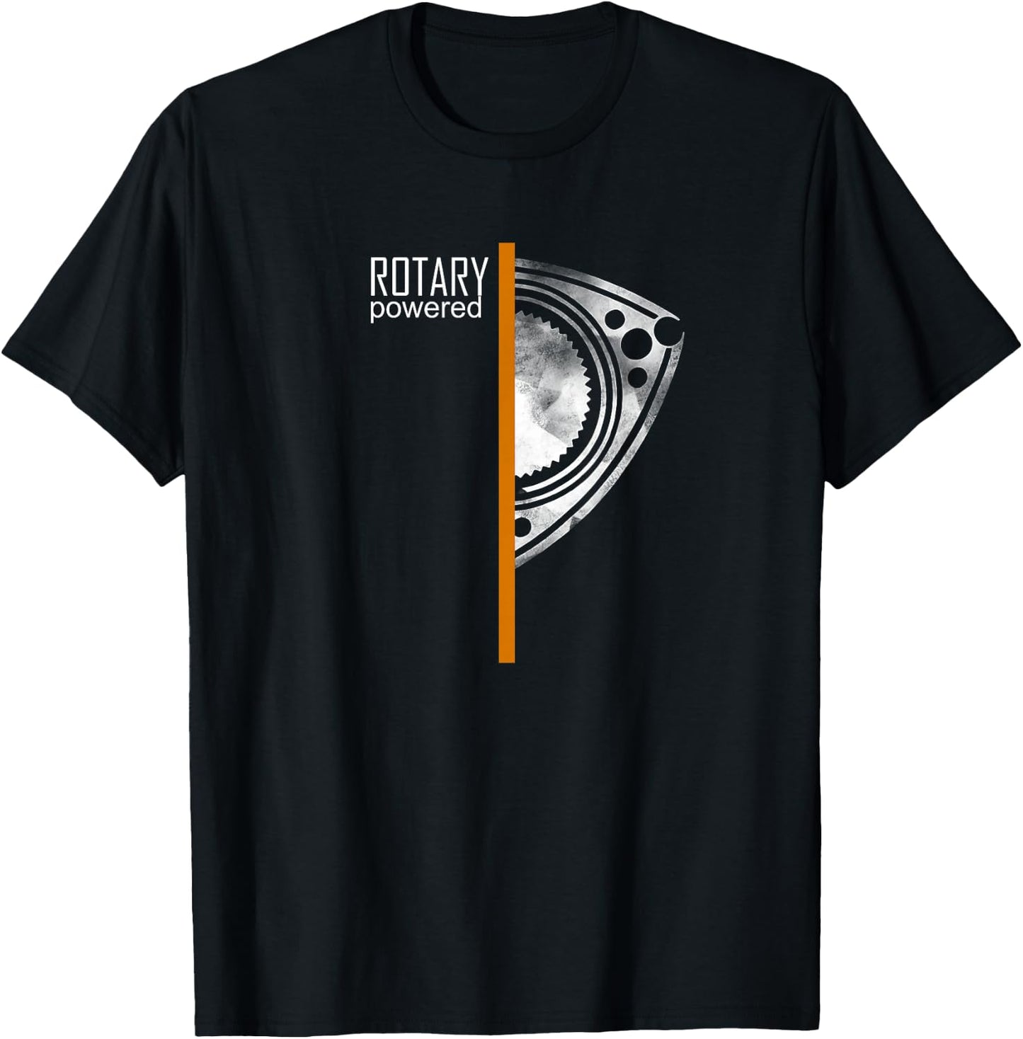 RX 8 RX 7 Orange Stripe T-Shirt - T-Shirt | Black
