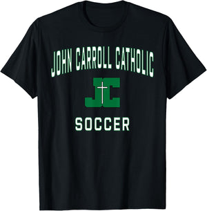 John Carroll Catholic High School Cavaliers Soccer T-Shirt - T-Shirt | Black