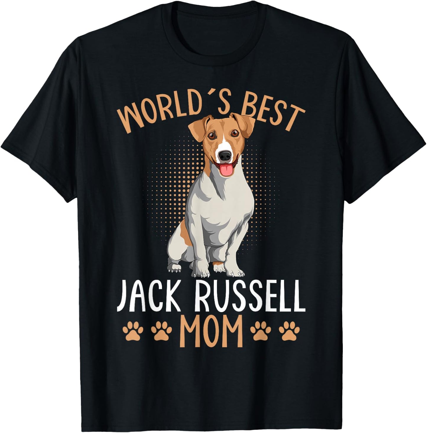 World´s Best Jack Russell Terrier Mom Dog Mama Funny Women T-Shirt - T-Shirt | Black