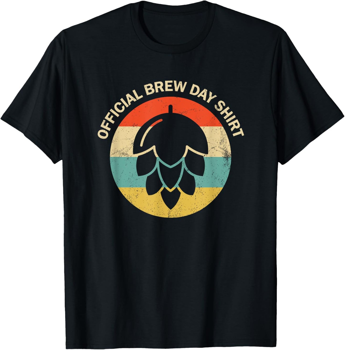 Official Brew Day Shirt Funny Craft Beer Home Brewing T-Shirt - T-Shirt | Black