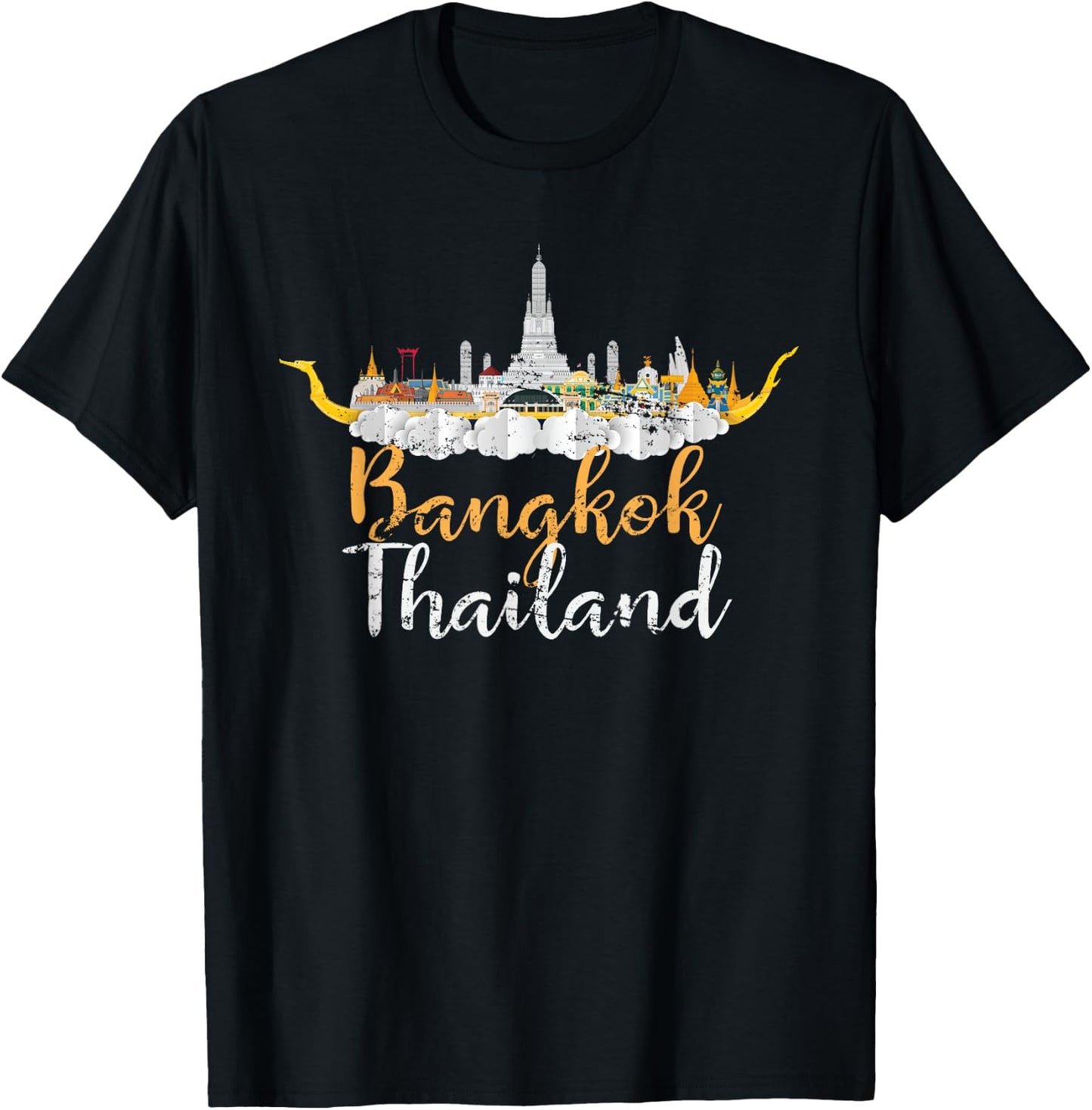 Bangkok Gift Thailand Lover Thailand T-Shirt - T-Shirt | Black