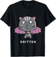 Dritten Dragon Kitten T-Shirt - T-Shirt | Black