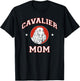 Cavalier King Charles Spaniel Mom Dog Mother T-Shirt - T-Shirt | Black