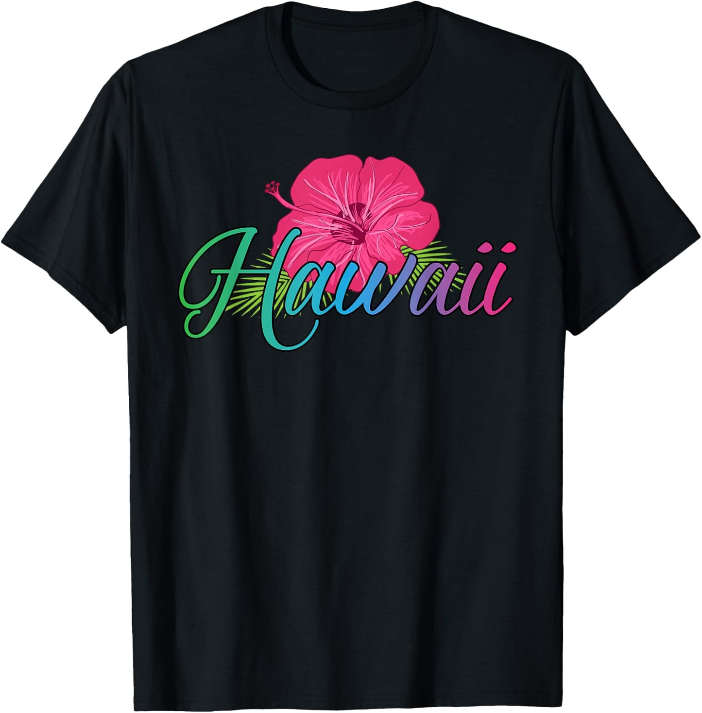 Aloha Hawaii from the island - Feel the Aloha Flower Spirit! T-Shirt - T-Shirt | Black