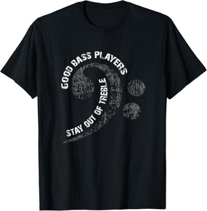 Bass no treble bass player need no treble bass guitarist T-Shirt - T-Shirt | Black