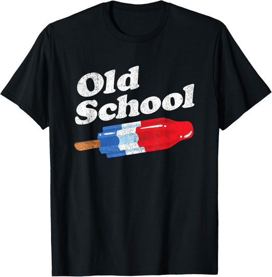 Funny Summer Popsicle Bomb Retro Old School Pop 80's Gift Women Girls Kids T-Shirt - T-Shirt | Black