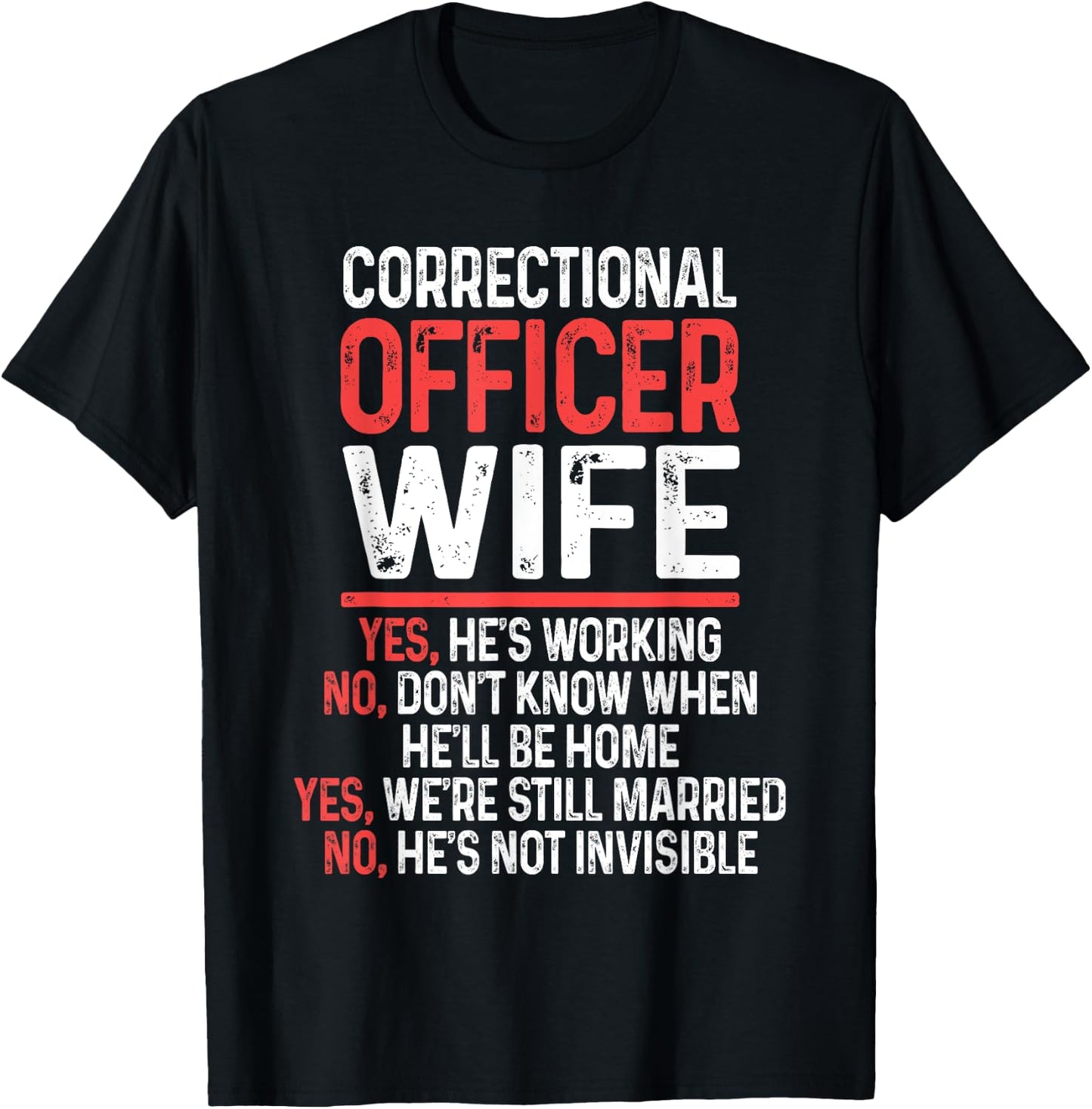 National Correctional Officers Week Gifts CO - Black, Small - Men, - Short Sleeve, Modern Style - Correctional Officer, Law Enforcement, Supporters - Funny Quote Design T-Shirt - T-Shirt | Black