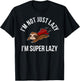 Super Lazy Sloth as Superhero Sloth T-Shirt - T-Shirt | Black