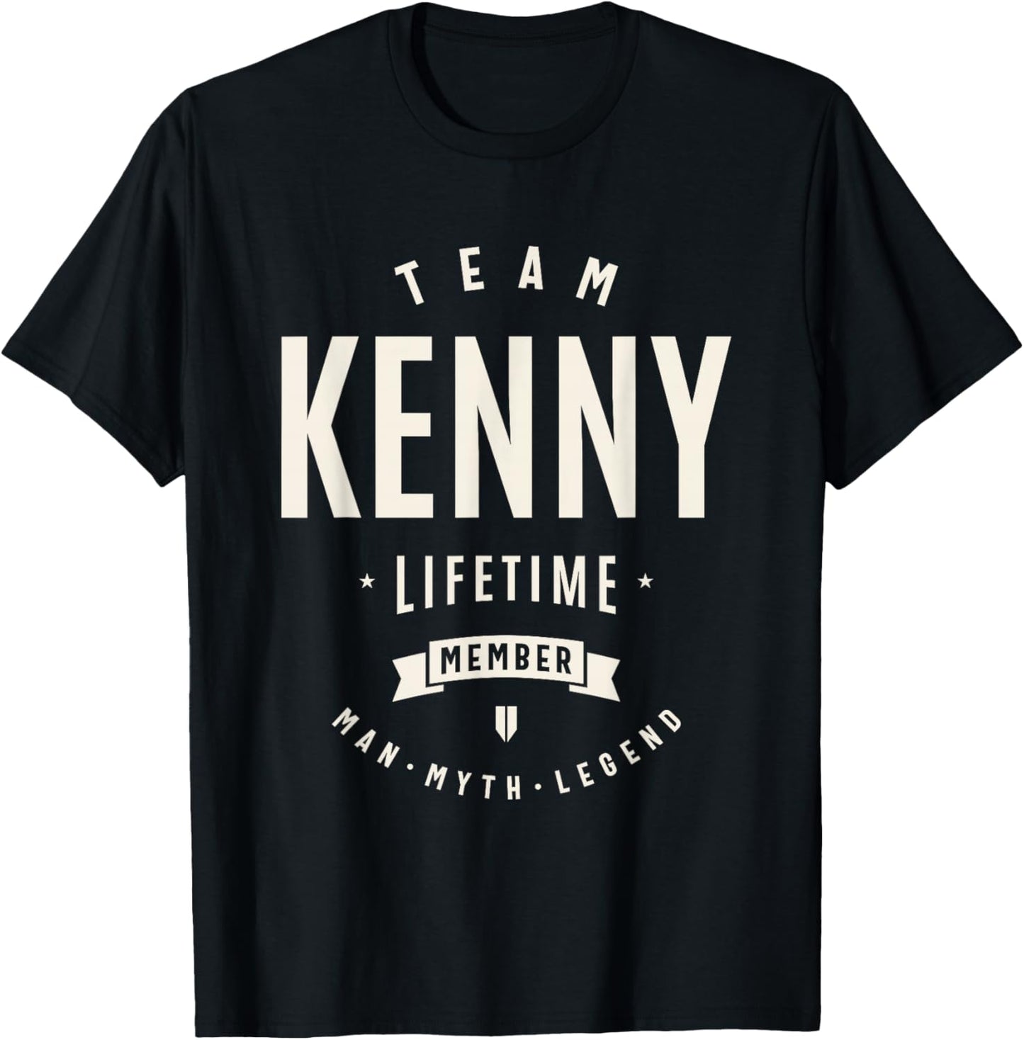Team Kenny Lifetime Member Funny Name Kenny T-Shirt - T-Shirt | Black