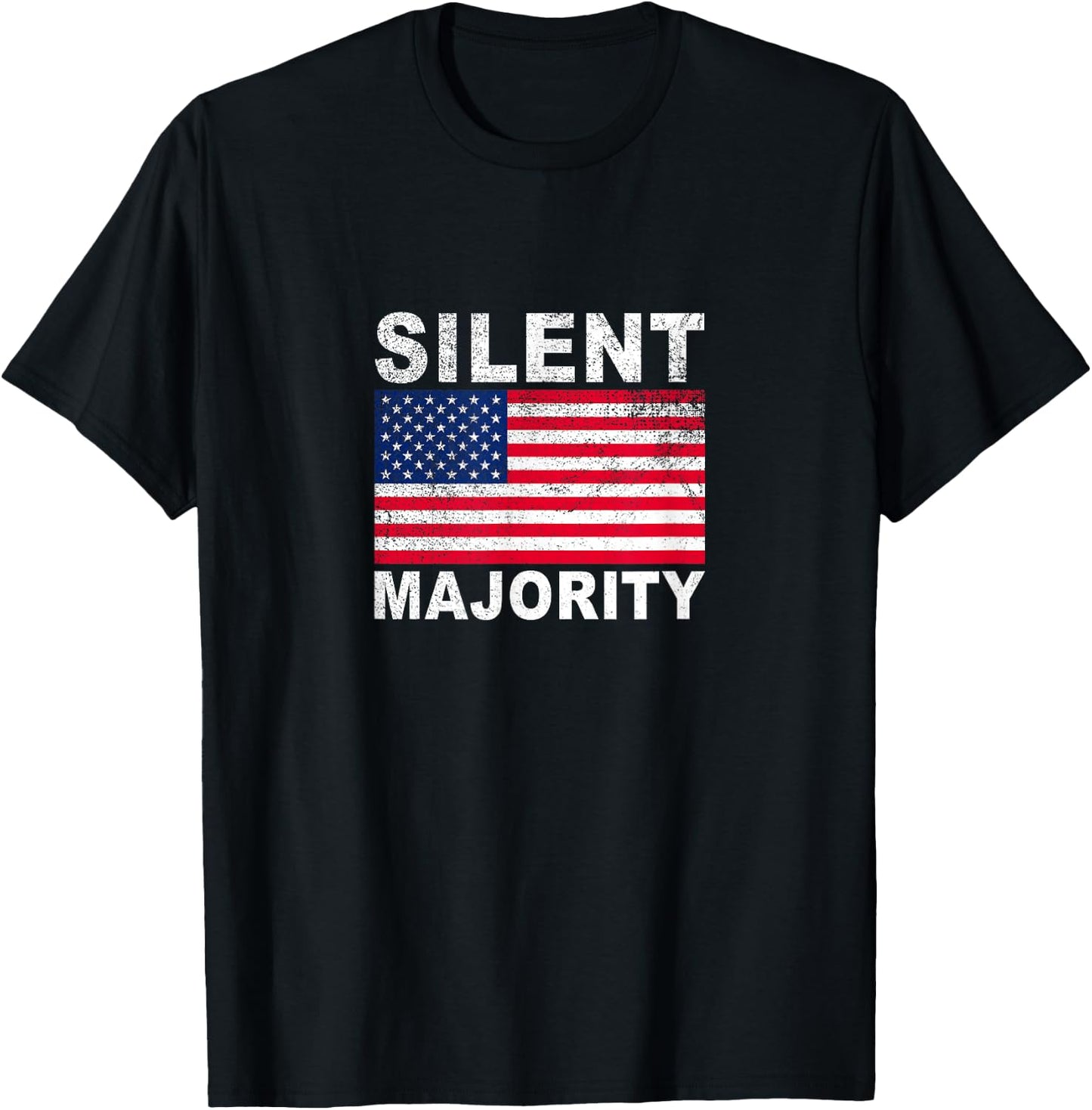 The Silent Majority Patriot American T-Shirt - T-Shirt | Black