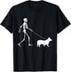 Welsh Corgi Halloween Skeleton, Funny Halloween T-Shirt - T-Shirt | Black