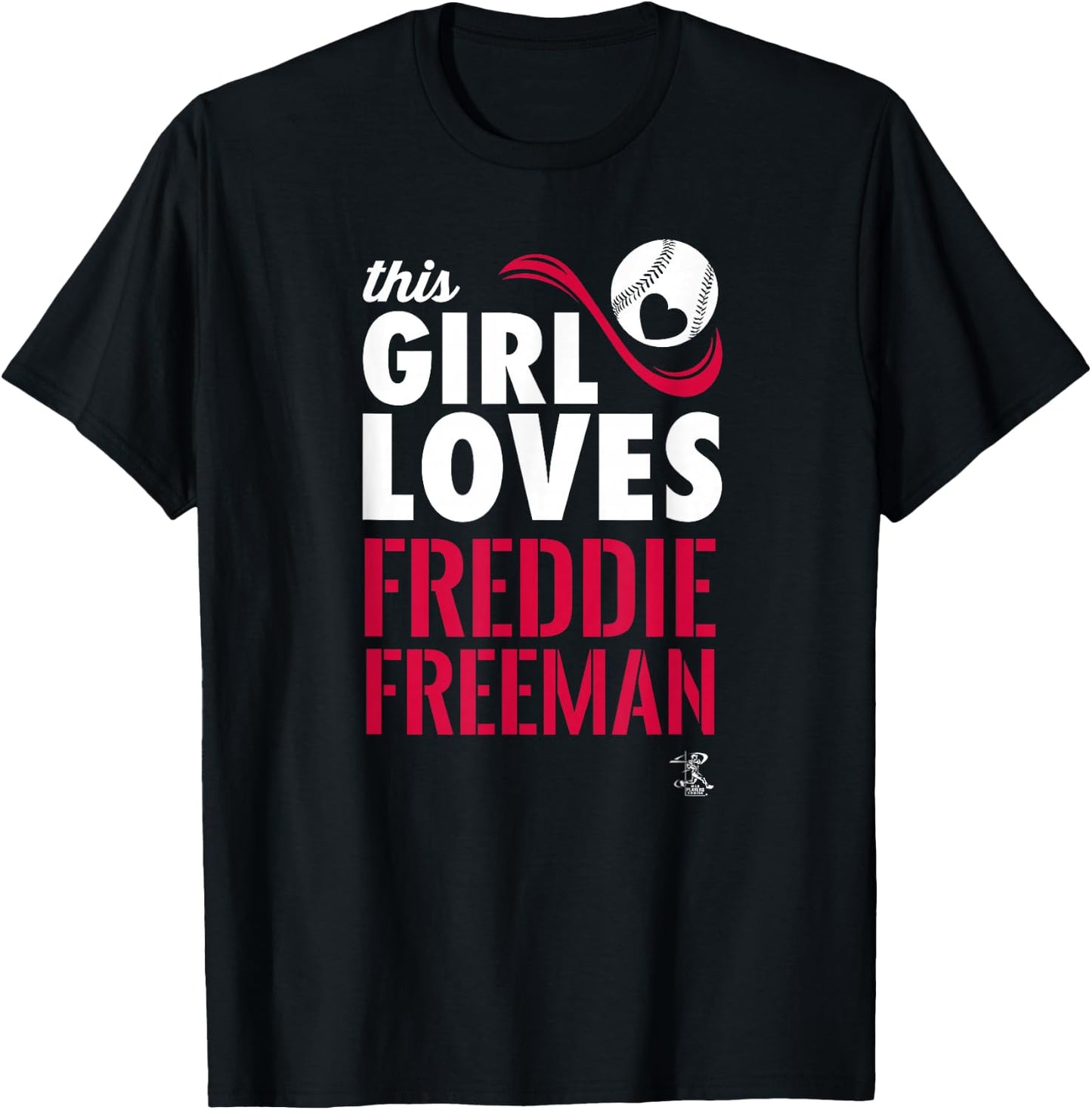 Freddie Freeman This Girl Loves Gameday T-Shirt - T-Shirt | Black