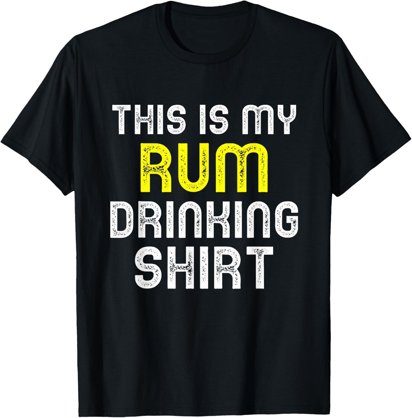 This Is My Rum Drinking Cool Lover Gift T-Shirt - T-Shirt | Black