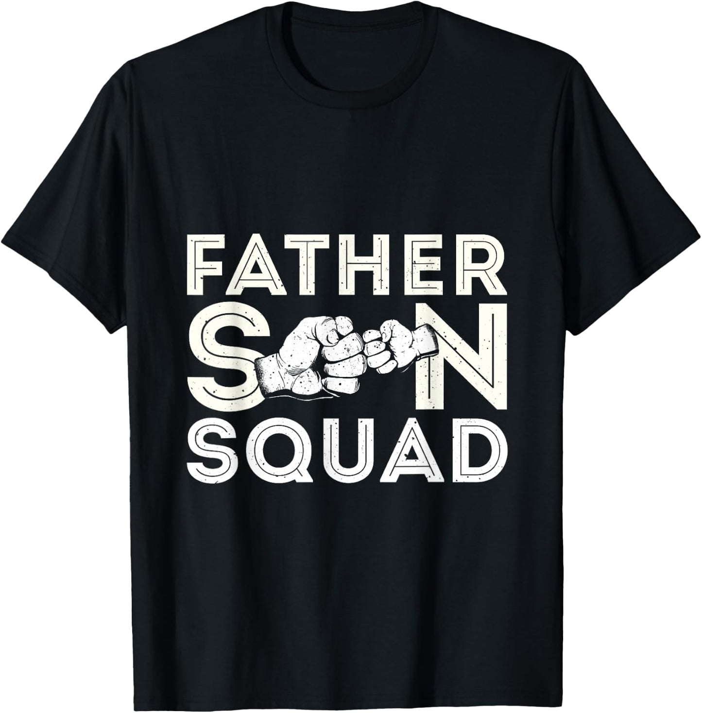 Father Son Squad Father's Day Matching Dad Sons Father Son T-Shirt - T-Shirt | Black