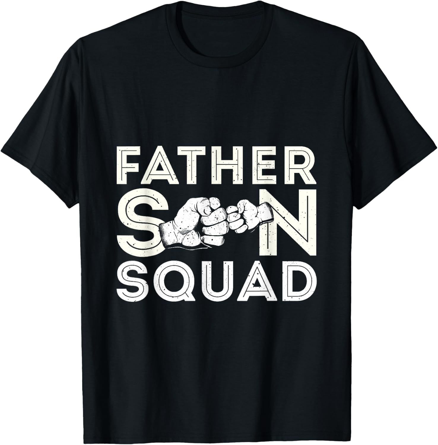 Father Son Squad Father's Day Matching Dad Sons Father Son T-Shirt - T-Shirt | Black