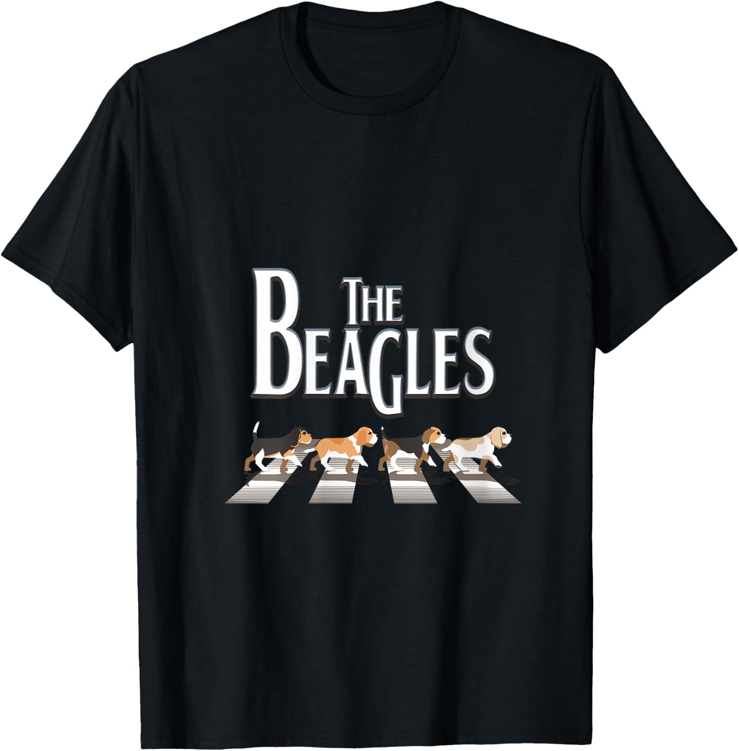 The Beagles, Beagle Dog Funny For Beagle Lovers V-Neck T-Shirt - T-Shirt | Black