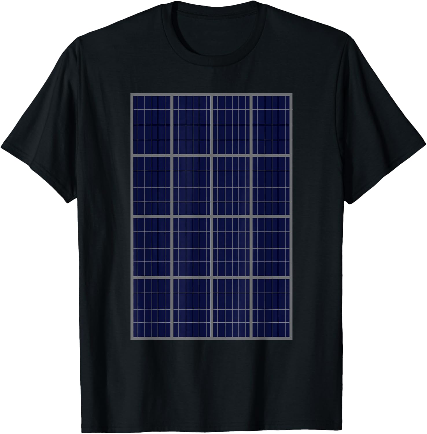 Funny Solar Energy Power Panel Renewable Environmental Gift T-Shirt - T-Shirt | Black