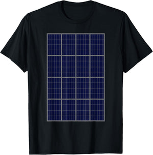 Funny Solar Energy Power Panel Renewable Environmental Gift T-Shirt - T-Shirt | Black