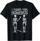 I Found This Humerus Funny Halloween Skeleton T-Shirt - T-Shirt | Black