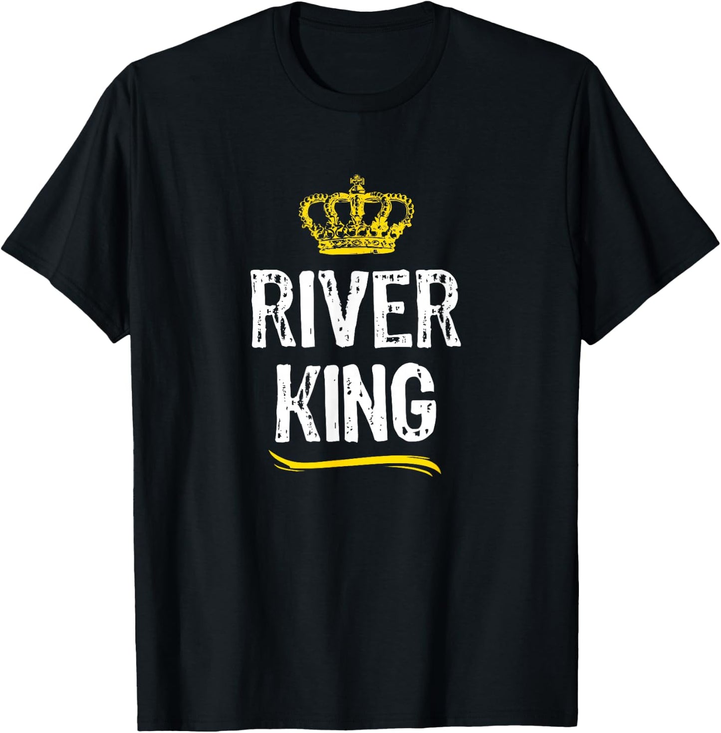 River King Men Boys Vacation Funny Cool Gift T-Shirt - T-Shirt | Black