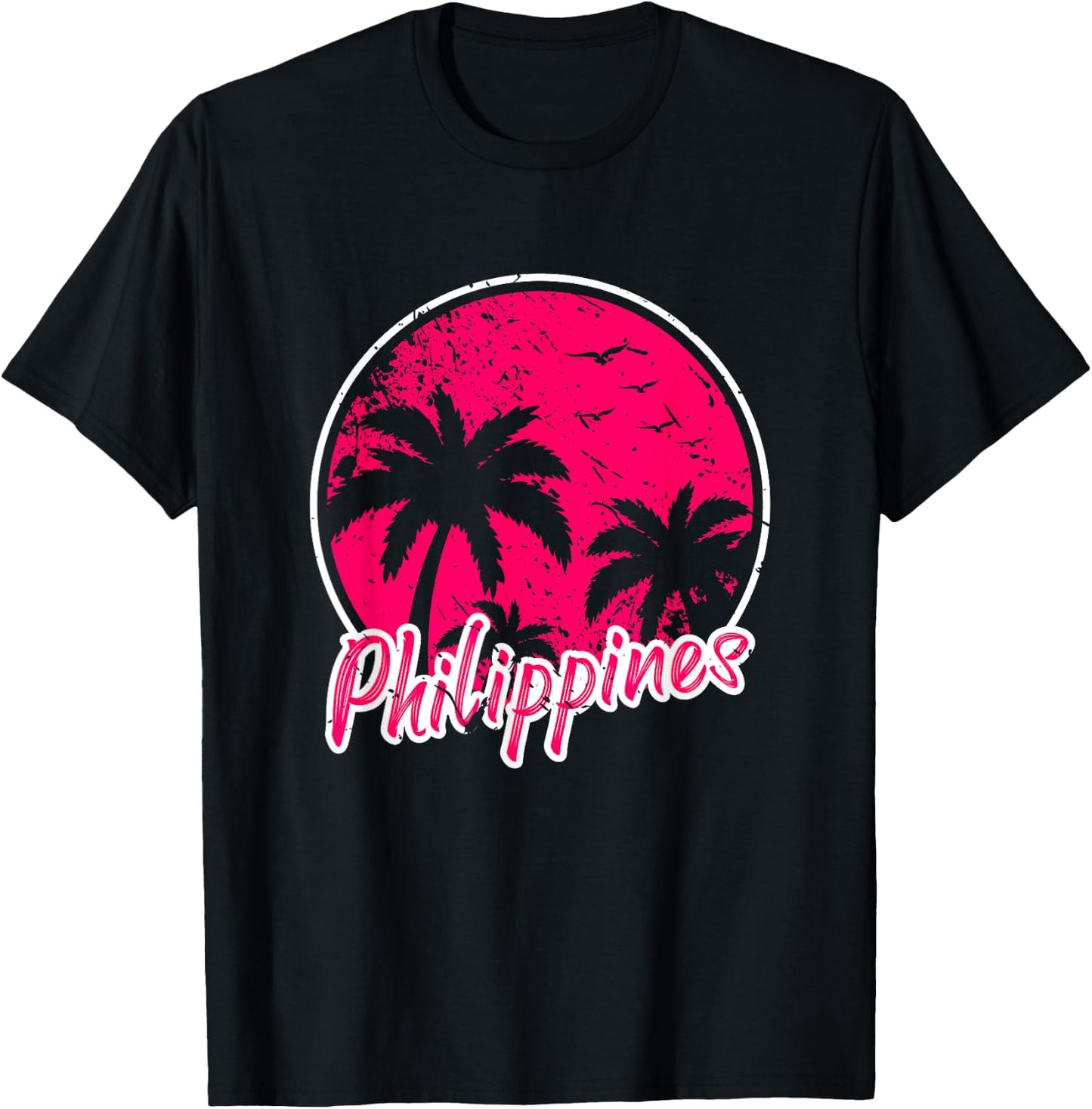 Filipino Beach Philippines Men Women Girls Kids T-Shirt - T-Shirt | Black