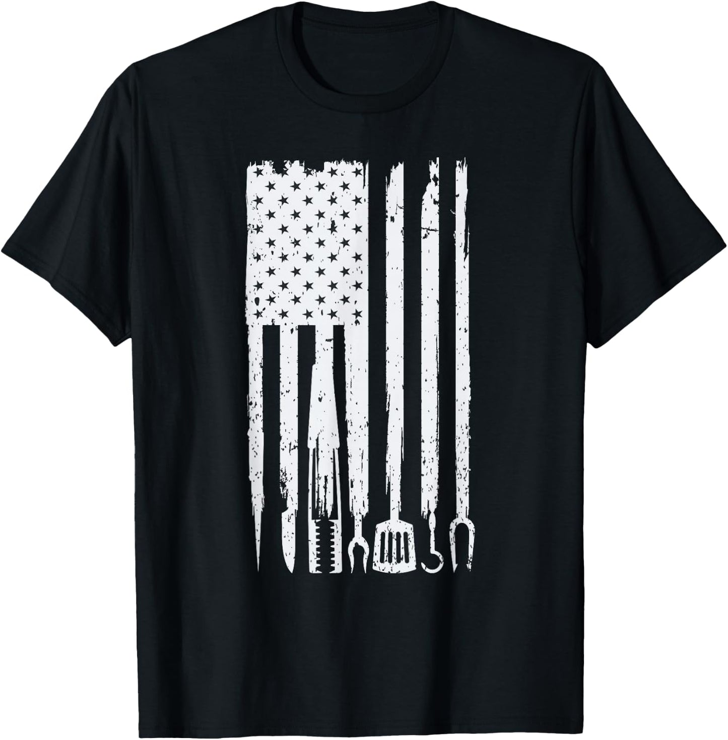 Funny BBQ Design! for Fans of Smoking, Grilling and Barbecue T-Shirt - T-Shirt | Black