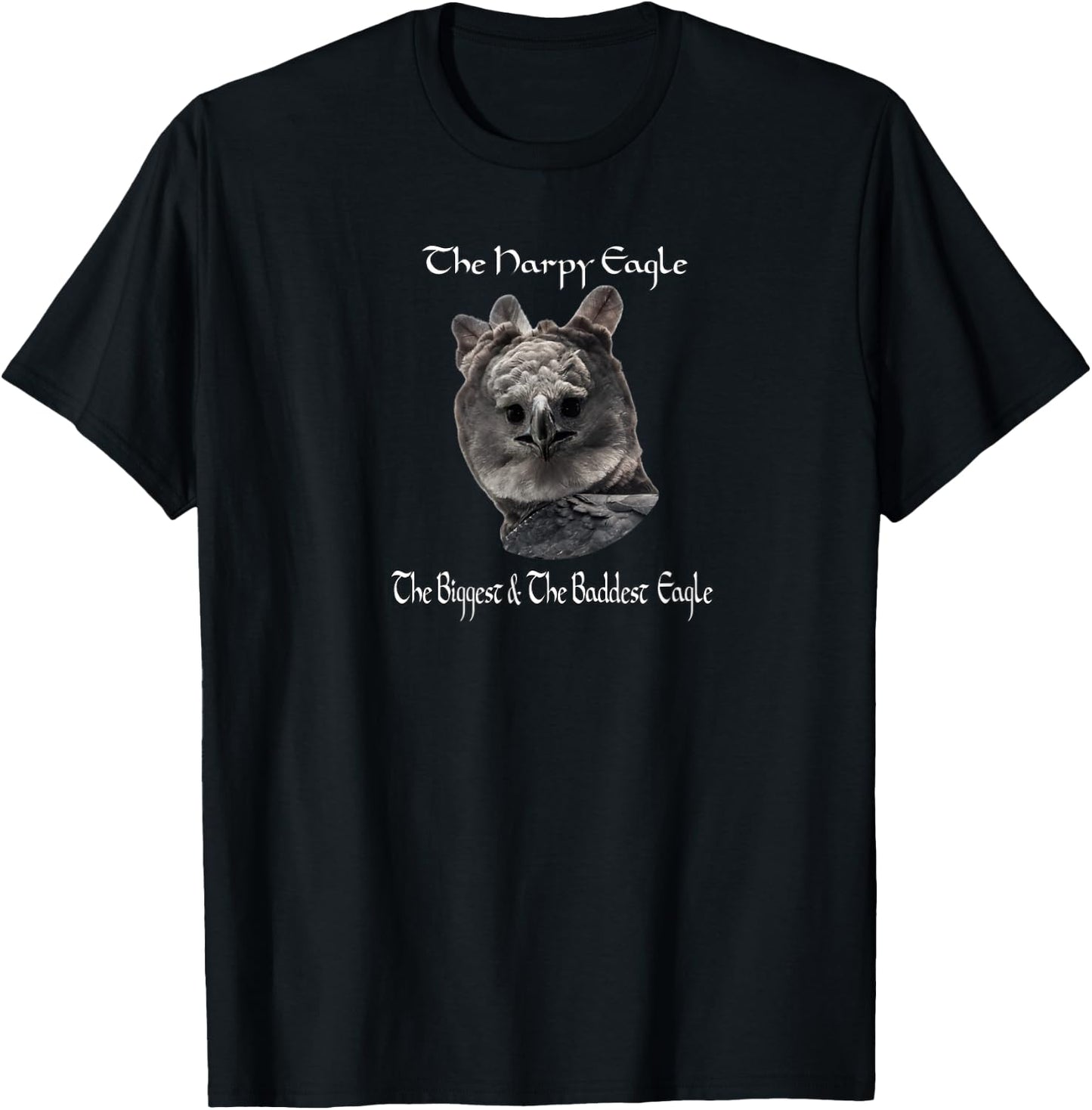 Great Harpy Eagle Wildlife T-Shirt - T-Shirt | Black