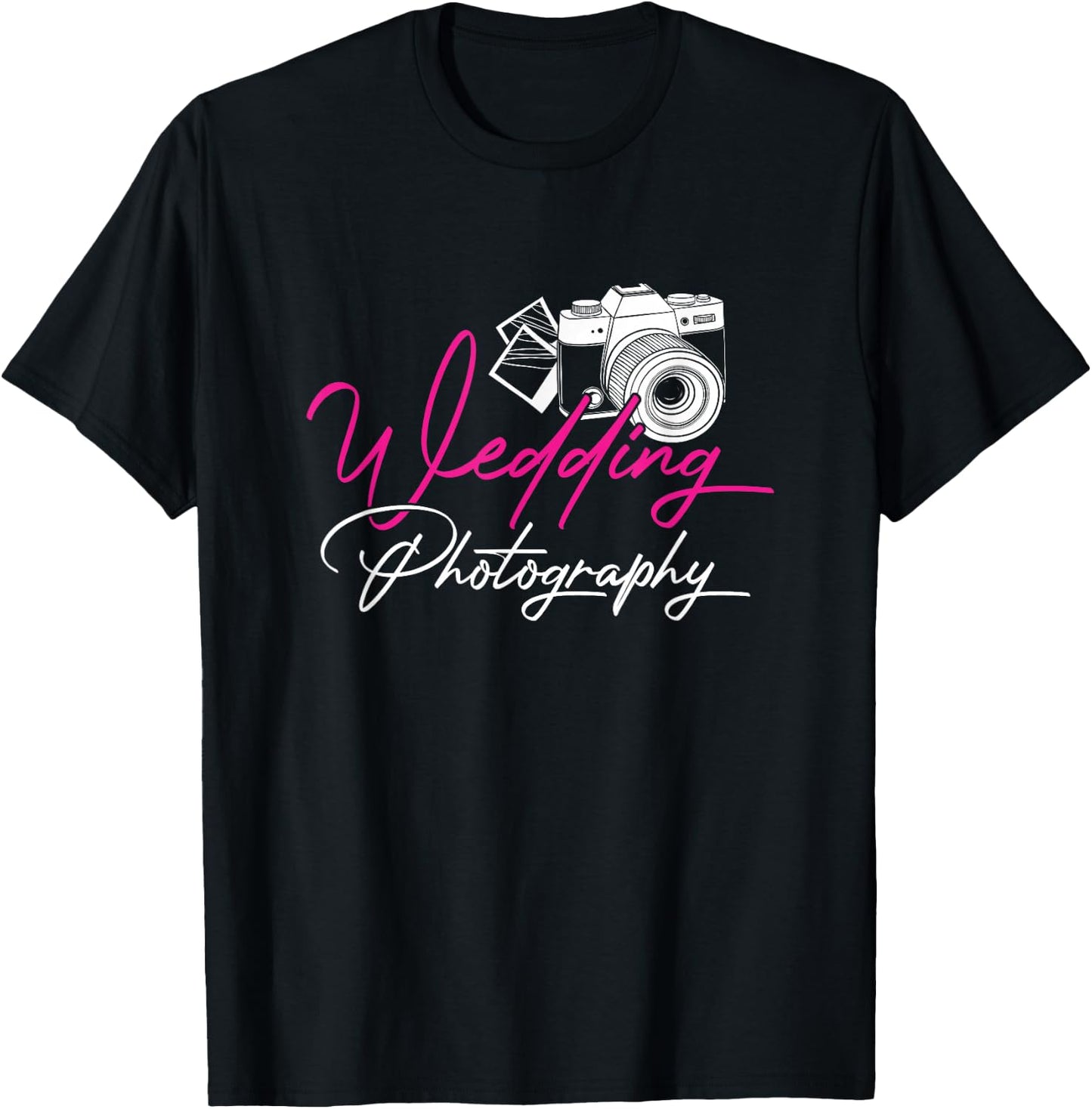 Wedding Photographer Wedding Photographer Photography Gift T-Shirt - T-Shirt | Black
