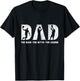 Basketball Dad The Man The Myth The Legend Father's Day T-Shirt - T-Shirt | Black