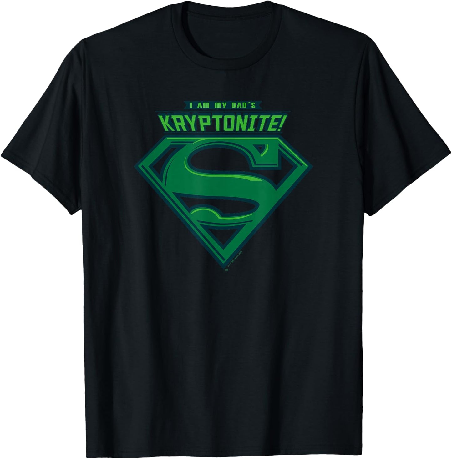 DC Comics Superman Father's Day I Am My Dad's Kryptonite! T-Shirt - T-Shirt | Black