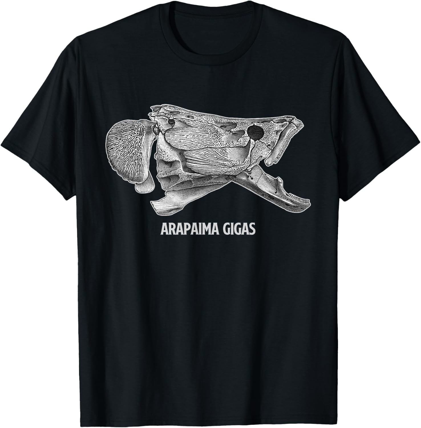 Arapaima Pirarucu Paiche Monster Fish T-Shirt - T-Shirt | Black