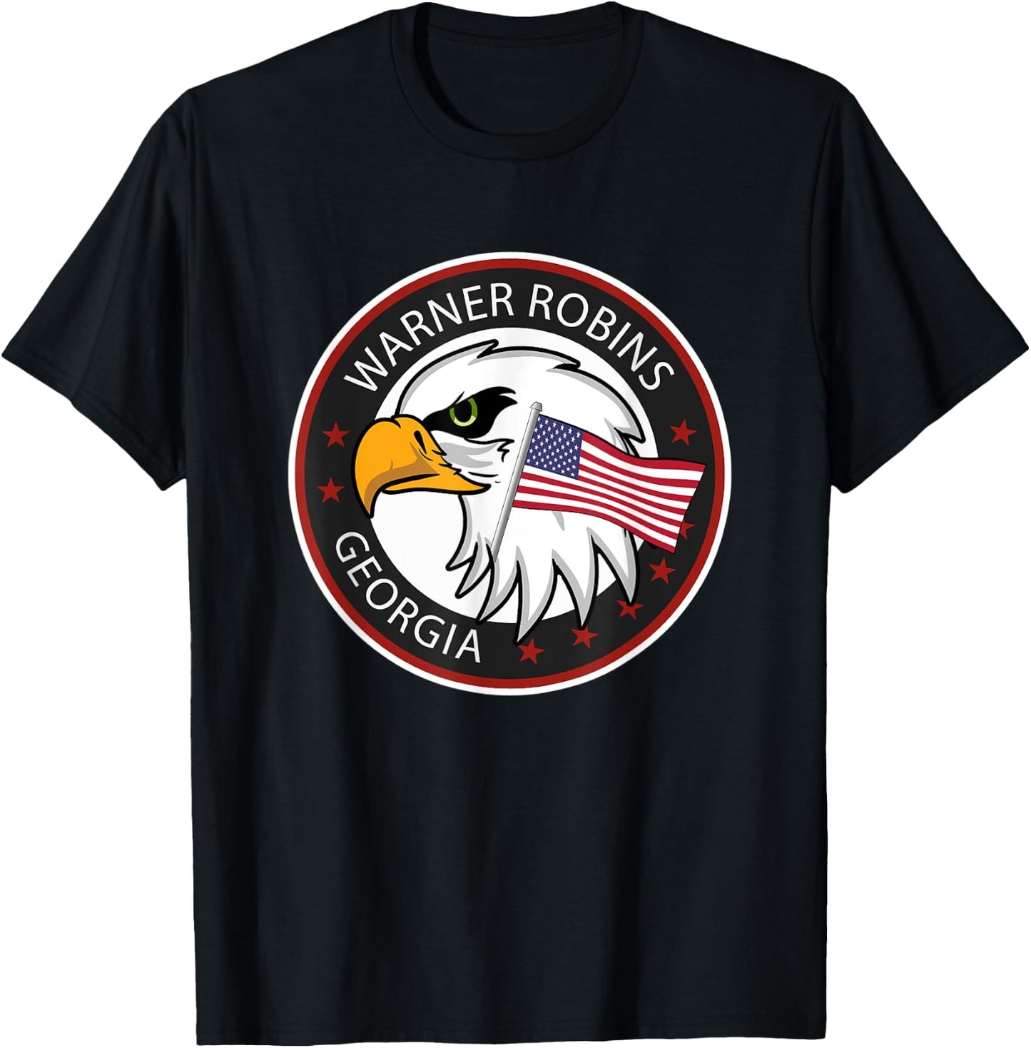 Warner Robins Georgia GA T-Shirt - T-Shirt | Black