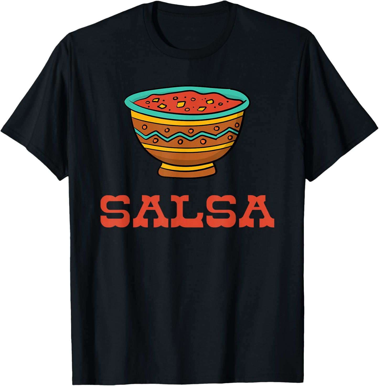 Chips And Salsa Matching Couple Halloween Cinco De Mayo Cute T-Shirt - T-Shirt | Black