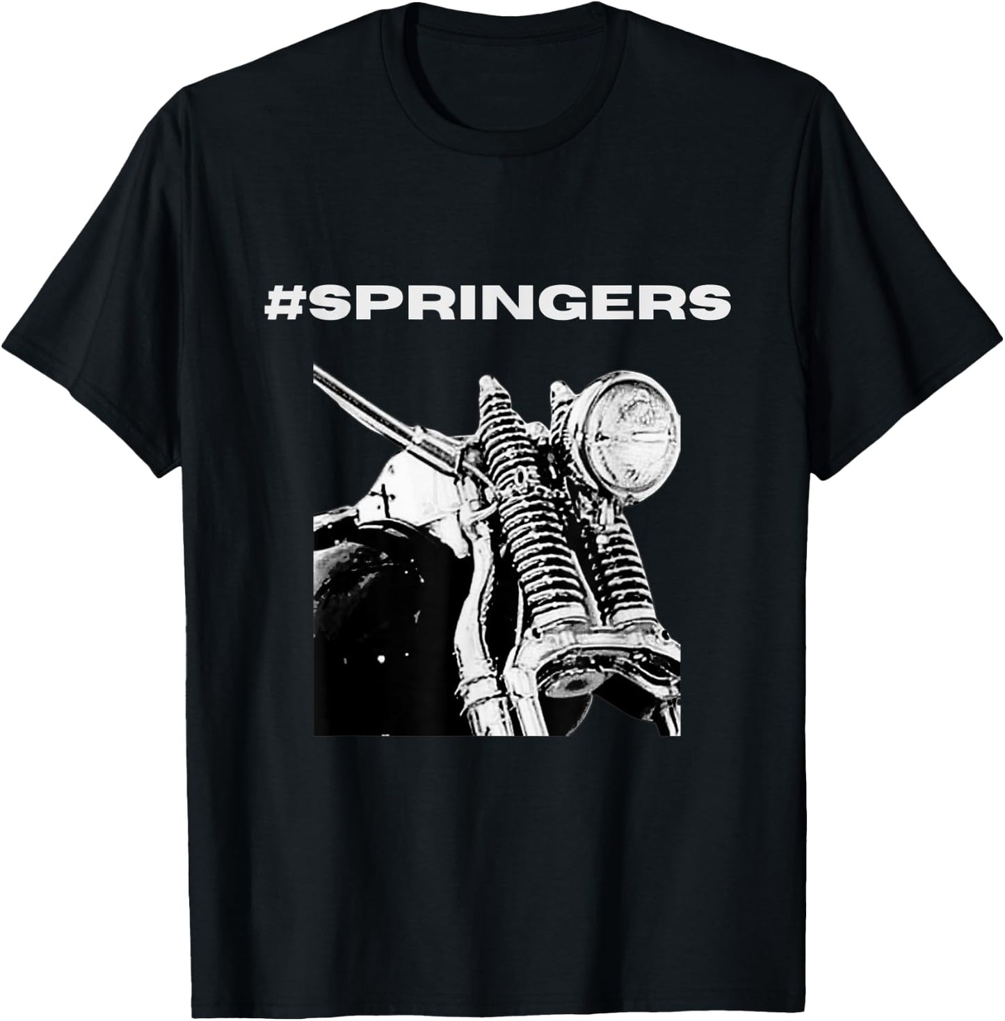 S66 Biker. #Springers T-Shirt - T-Shirt | Black
