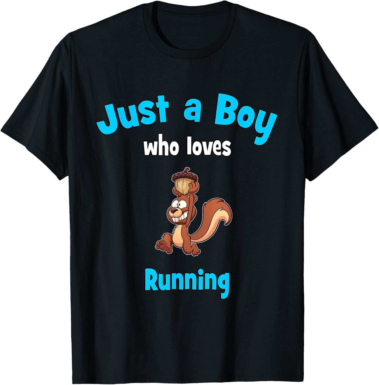 Running for Boys | Kids Running T-Shirt - T-Shirt | Black