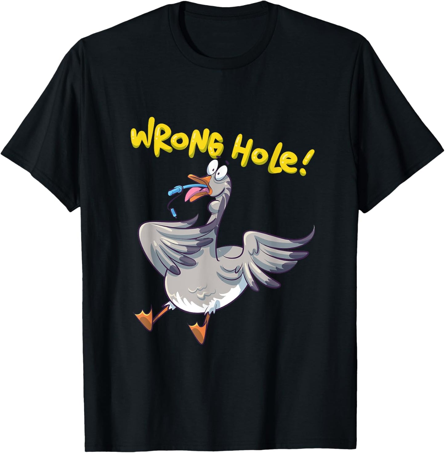 Funny Anesthesia tubed then goose humorous anesthesia gift T-Shirt - T-Shirt | Black