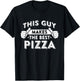 This Guy Makes The Best Pizza - Food Lover Pizza Baker Small T-Shirt - T-Shirt | Black