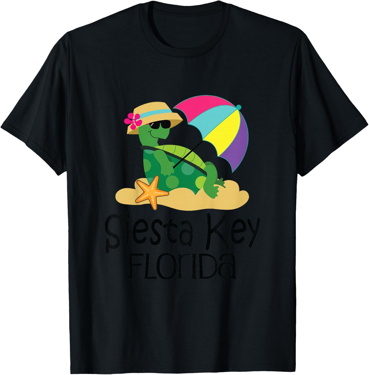 Kids Siesta Key Florida T-Shirt - T-Shirt | Black
