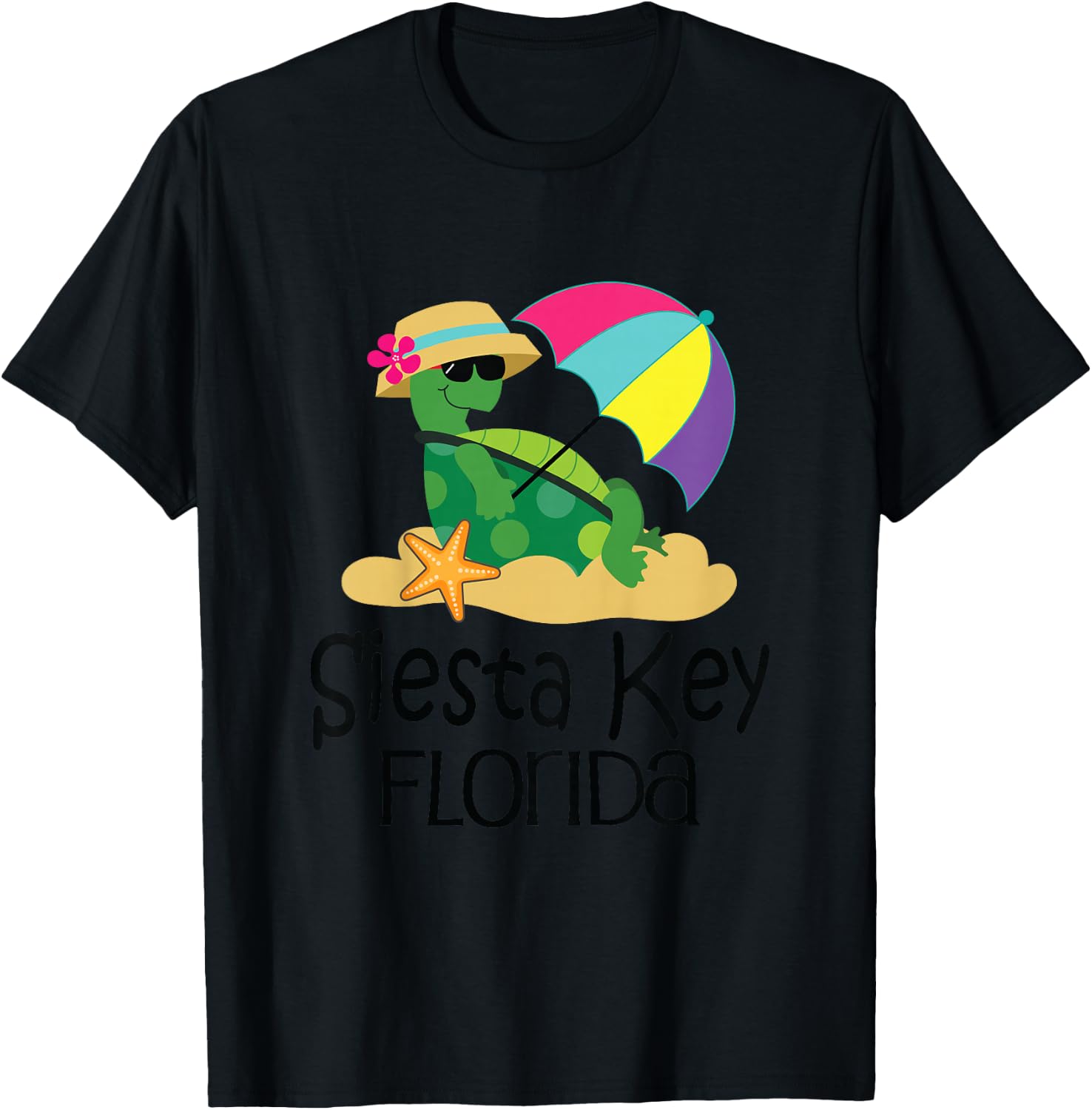 Kids Siesta Key Florida T-Shirt - T-Shirt | Black