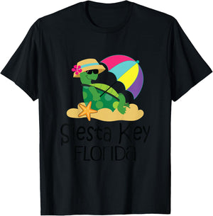 Kids Siesta Key Florida T-Shirt - T-Shirt | Black