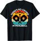Theres No Crying In Pickleball Sports Love Funny Retro T-Shirt - T-Shirt | Black
