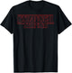 Netflix Stranger Things Outline Logo T-Shirt - T-Shirt | Black