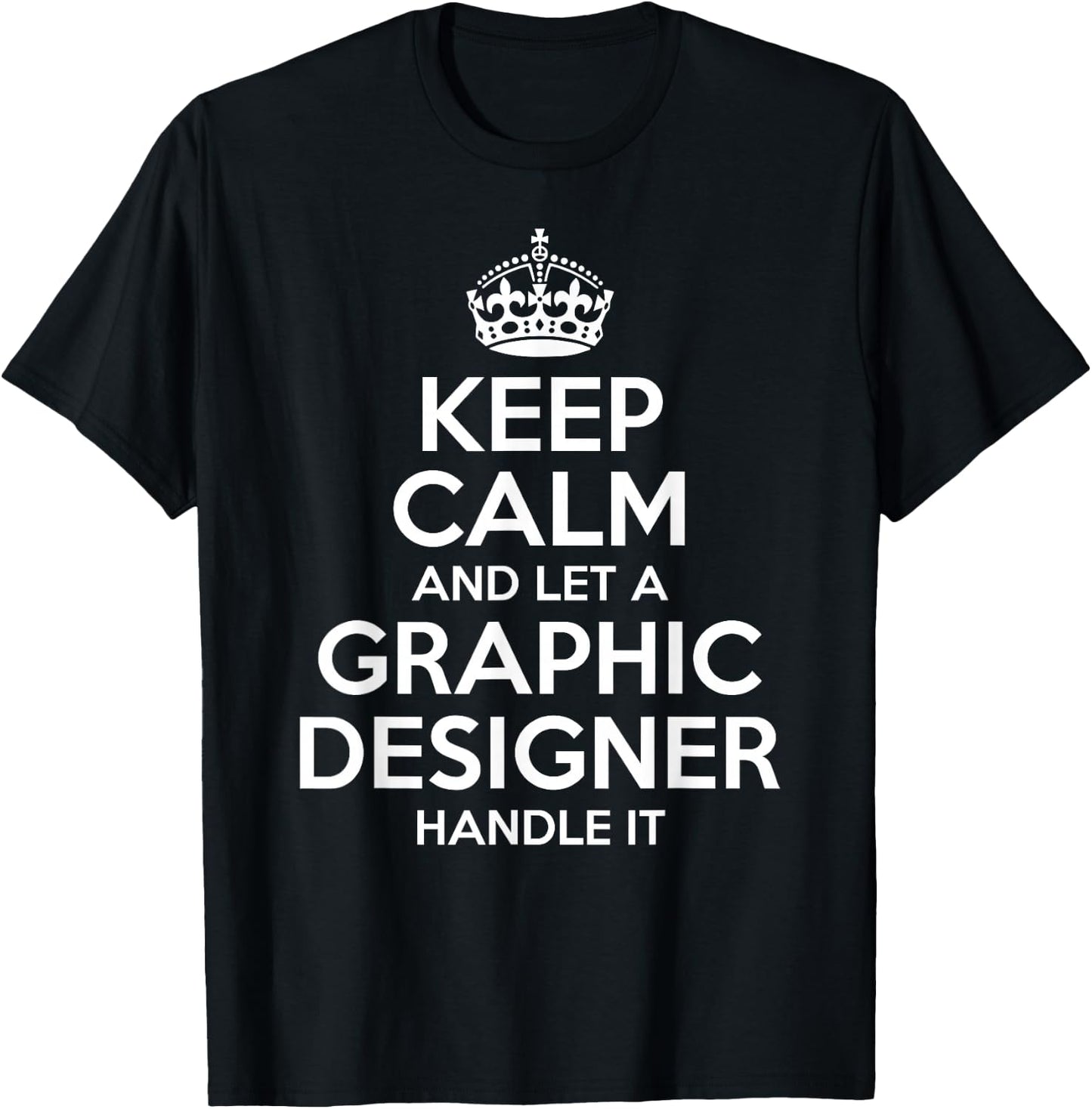 GRAPHIC DESIGNER Gift Funny Job Title Profession Birthday T-Shirt - T-Shirt | Black